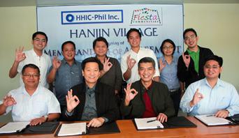 HHIC-Phils. Inc., and Fiesta Communities, Inc. MOA Signing
