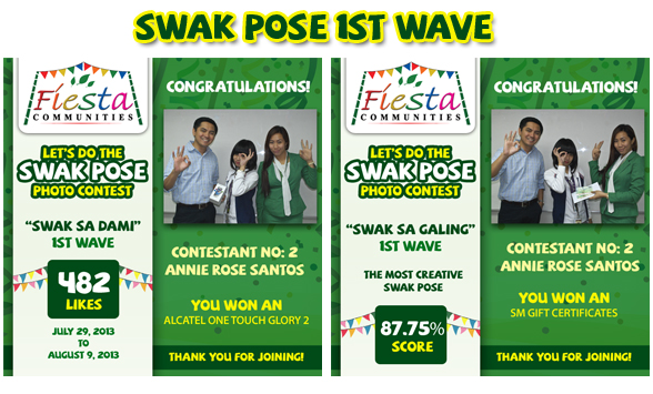 Swak Pose 1st Wave Winner